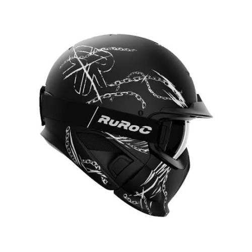 Ruroc RG1-DX Chainbreaker Helmet, Helm motor, Sepeda, Scooter