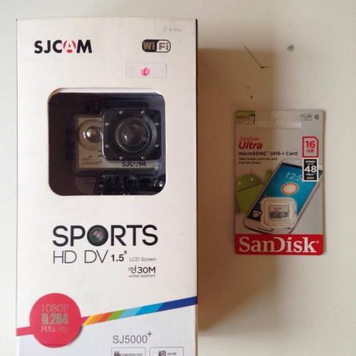Video Kamera SJ5000+ dengan Memory 16 gb [][] Gopro Xiaomi Yi SJ CAM