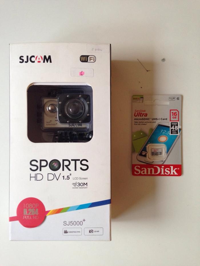 Video Kamera SJ5000+ dengan Memory 16 gb [][] Gopro Xiaomi Yi SJ CAM