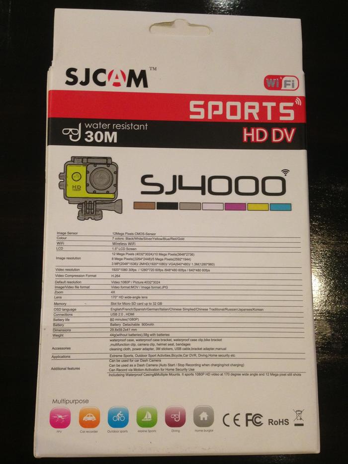 Kamera SJ CAM 4000 Wifi  Full HD Camera  Gopro & Xiaomi Yi - Image 2