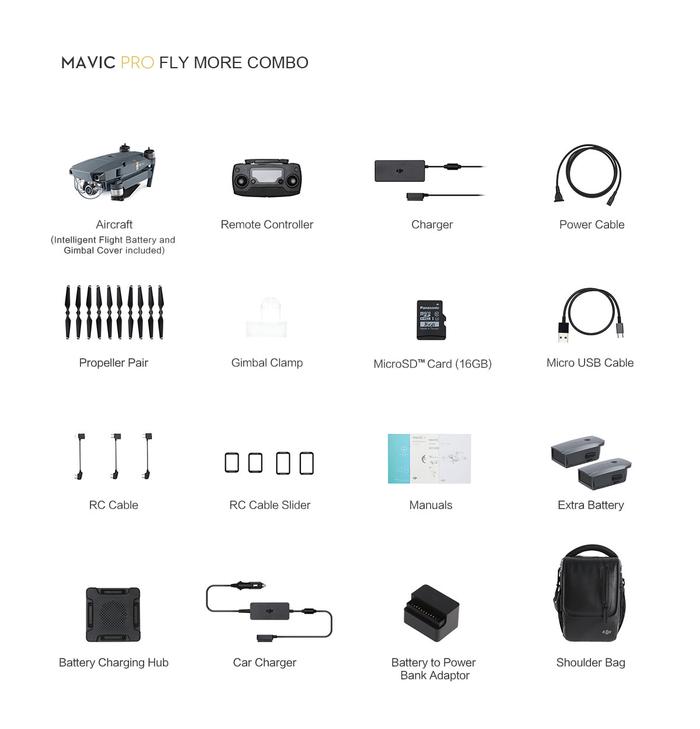 Drone DJI Mavic Pro Combo (Total 3 Battery) - Garansi 1 Tahun - Image 3