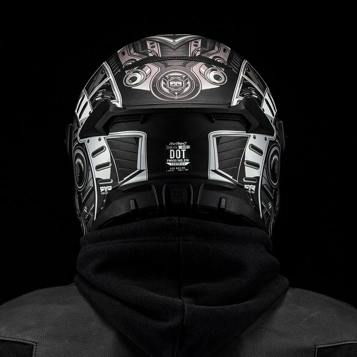 Ruroc Atlas 2.0 Mech Carbon Helmet, Helm Motor - Image 5