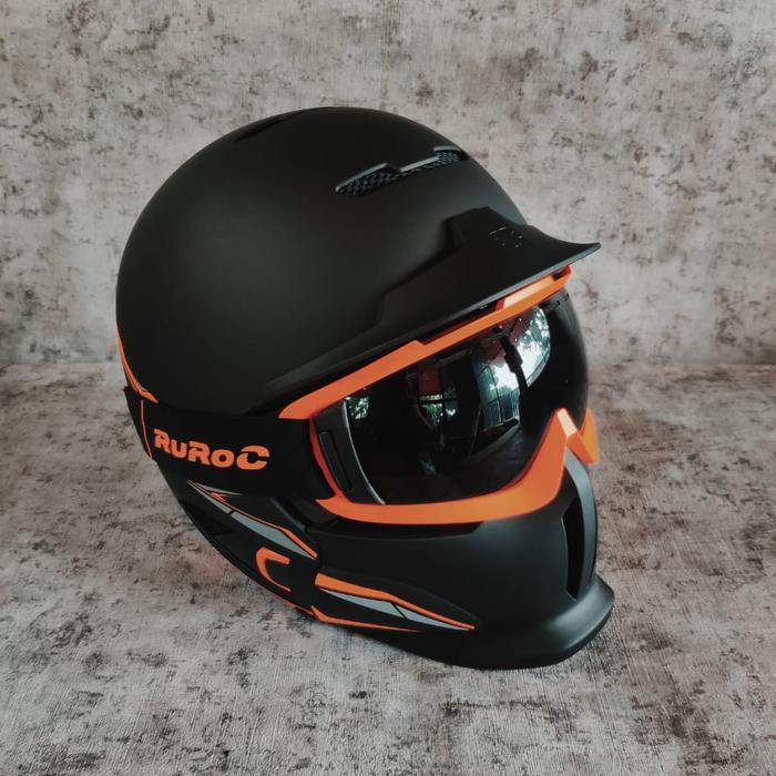 Ruroc RG1-DX Chaos Nova, Helm Motor, Sepeda, Scooter - Image 2