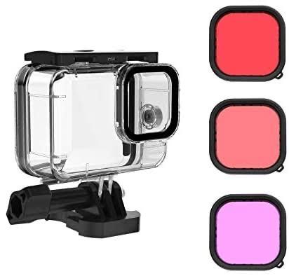 Red & Pink Filter Lens for GoPro HERO 9 Waterproof Case (Telesin)