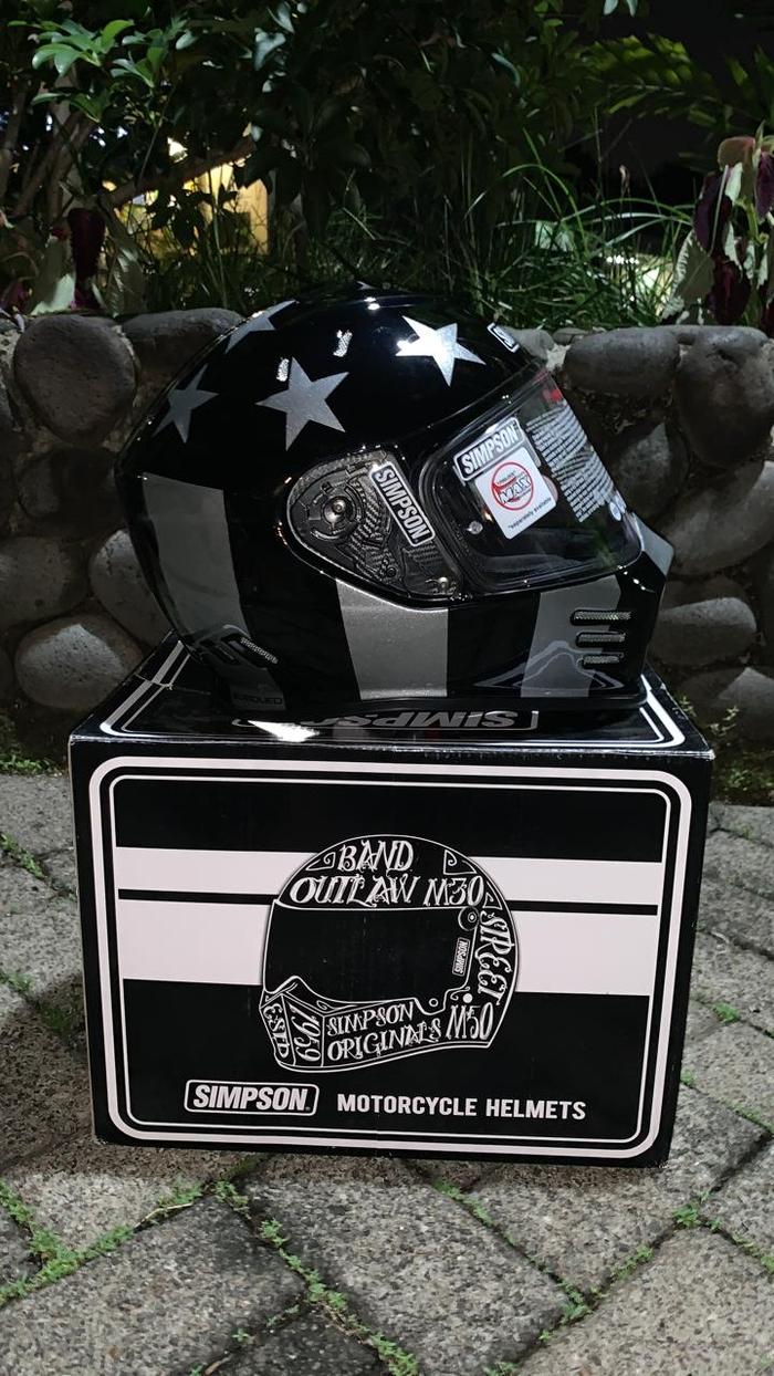Helm Simpson Venom Subdued - Limited Edition Helmet - Motor / Gokart - Image 2