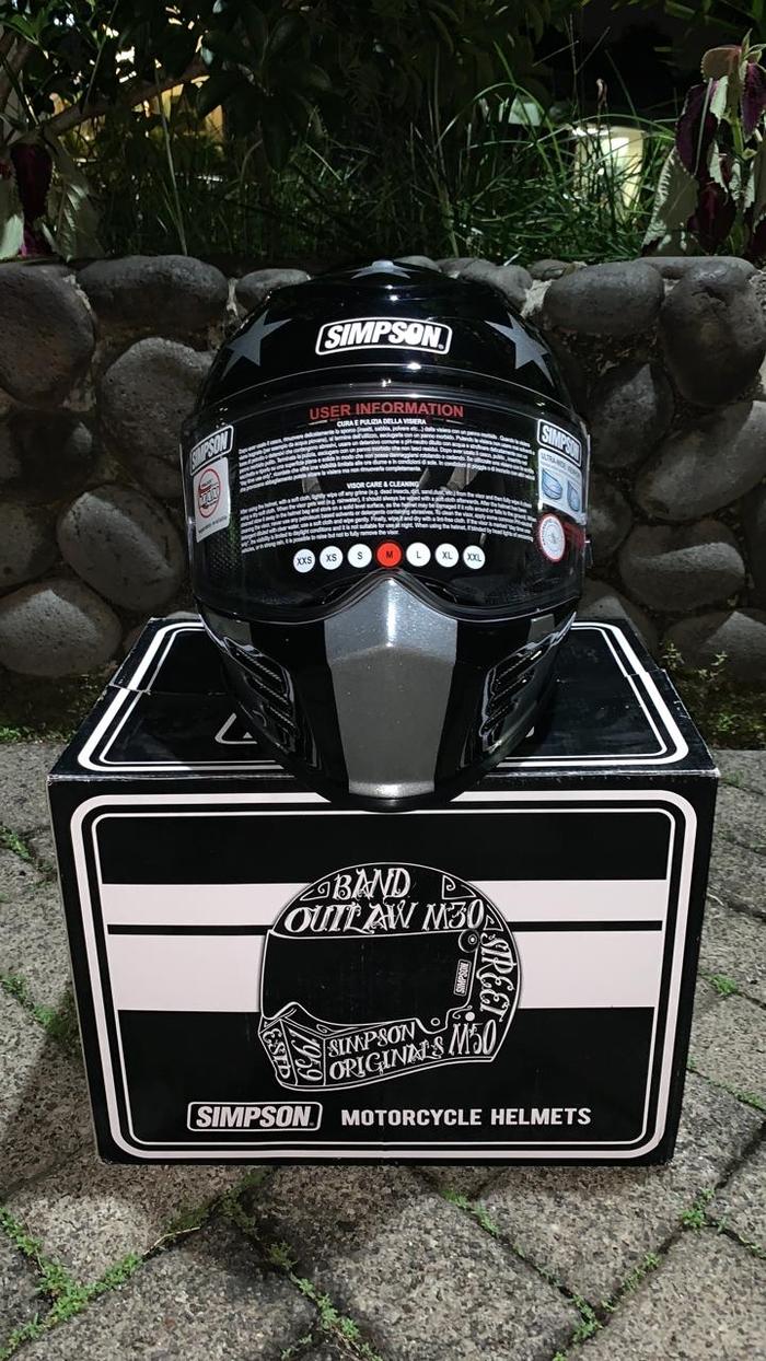Helm Simpson Venom Subdued - Limited Edition Helmet - Motor / Gokart - Image 3