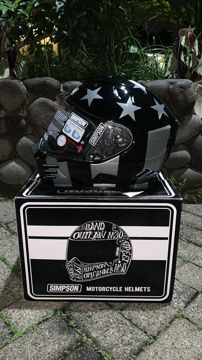 Helm Simpson Venom Subdued - Limited Edition Helmet - Motor / Gokart - Image 4
