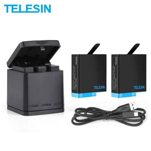 Dual Battery Kingma GoPro HERO 8 Black - Charger desktop Batre Kamera