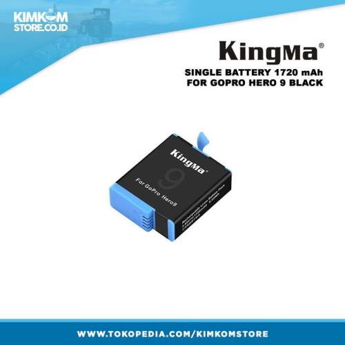 GoPro HERO 9 Rechargable Battery 1720 mAh (Kingma) - Single Baterai