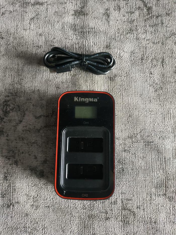 Indicator Dual Battery Charger for GoPro HERO 9 (Kingma Brand) Baterai - Image 4
