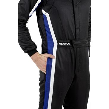 Sparco Sprint Pro Suit FIA Black Blue - Image 3