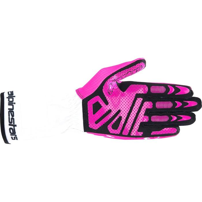 Alpinestars Tech-1 K V3 Glove White Fuchsia 2XL - Image 3