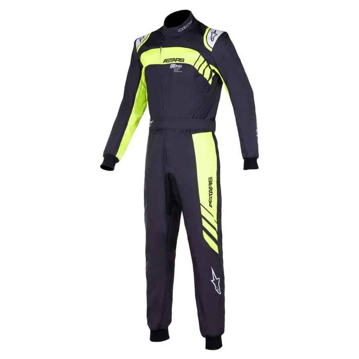 Alpinestars KMX-9 V3 S Kart Suit Black/Yellow Fluo