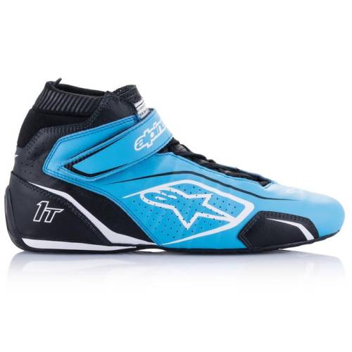 Alpinestars Tech-1 T V3 Boot Cyan Blue Black White