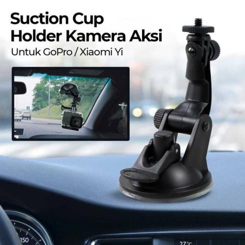Suction Cup 1/4 Inch All Varian GoPro HERO 7/8/9/10/11/12 - Motovlog Mounting